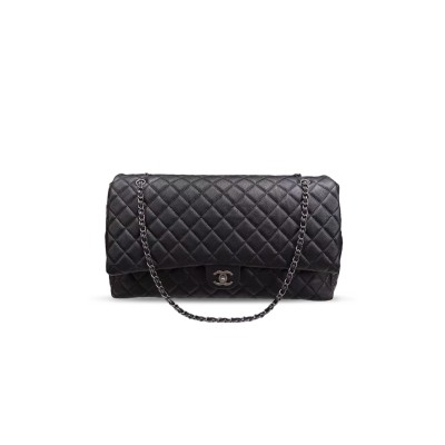 CHANEL AIRLINES FLAP BAG BLACK TRAVEL GIANT (46*26*14cm) CHANEL AIRLINES FLAP BAG BLACK TRAVEL GIANT (46*26*14cm)
